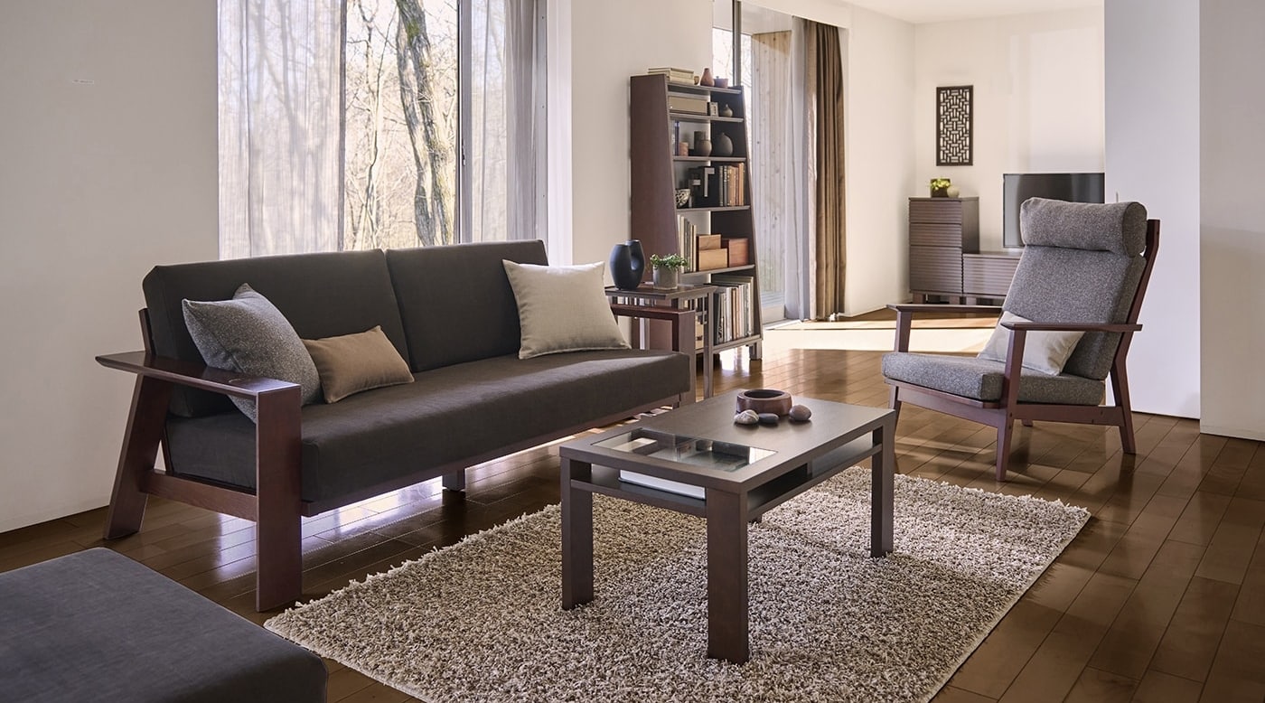 ソファ ダークブラウン