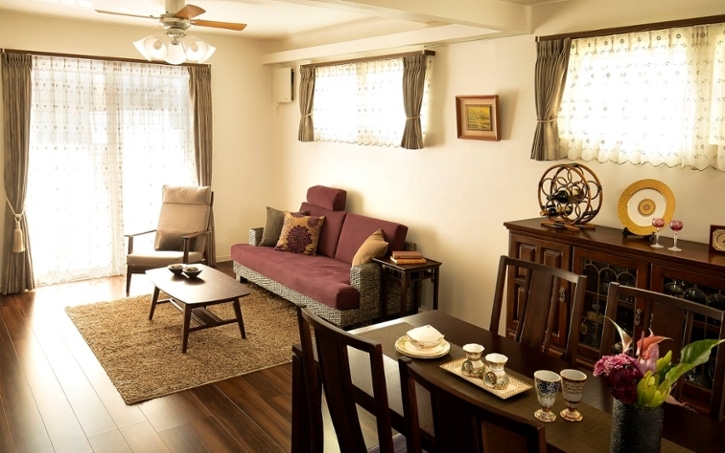 インテリア実例】古き良きレトロを感じるアジアンインテリア | a.flat  