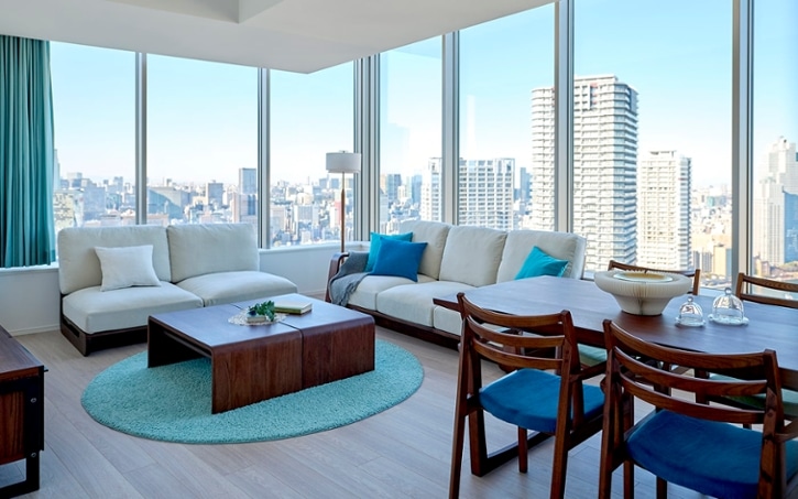 ブルーのインテリアの魅力『34部屋のインテリアコーディネート実例付き  