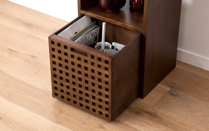 木製オープンシェルフ ダークブラウン　引き取り限定 木製オープンシェルフ ダークブラウン 引き取り限定 木製収納オープン