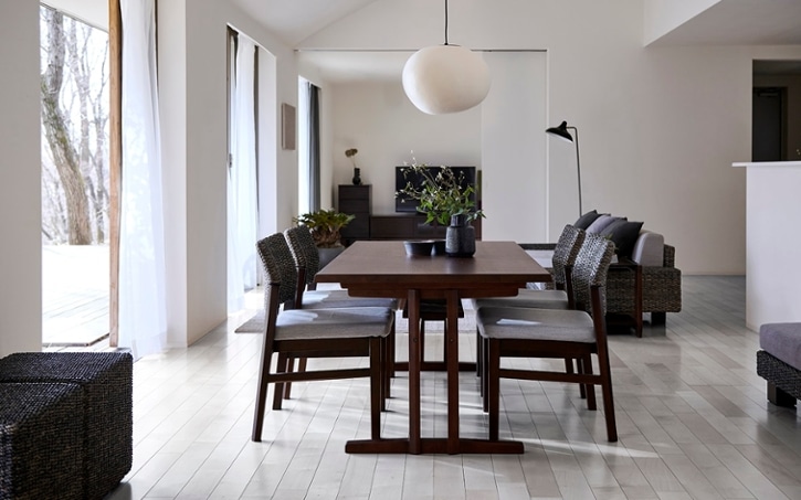 決まりました】家具 ぽくっ テーブル ガラステーブル 