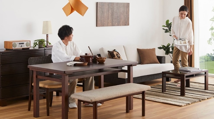 ローテーブル しまうテーブル テーブル 引き出し 収納機能 引 引き出し