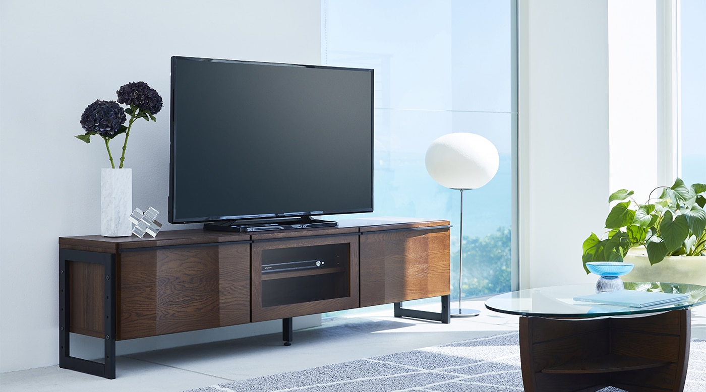 MUJI REAL かわいかっ FURNITURE オーク無垢材AVボード 180cm】